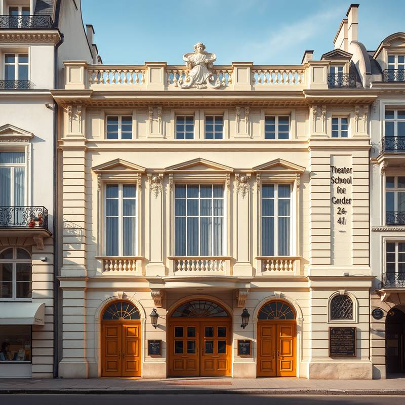 Façade de l'École de Théâtre Élégance Artistique